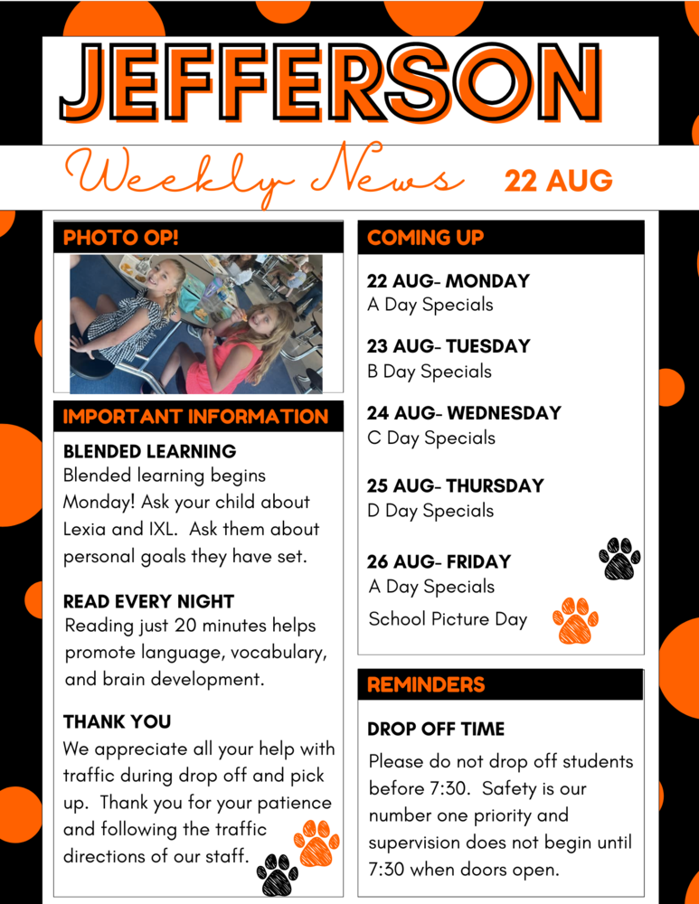 Weekly Schedule