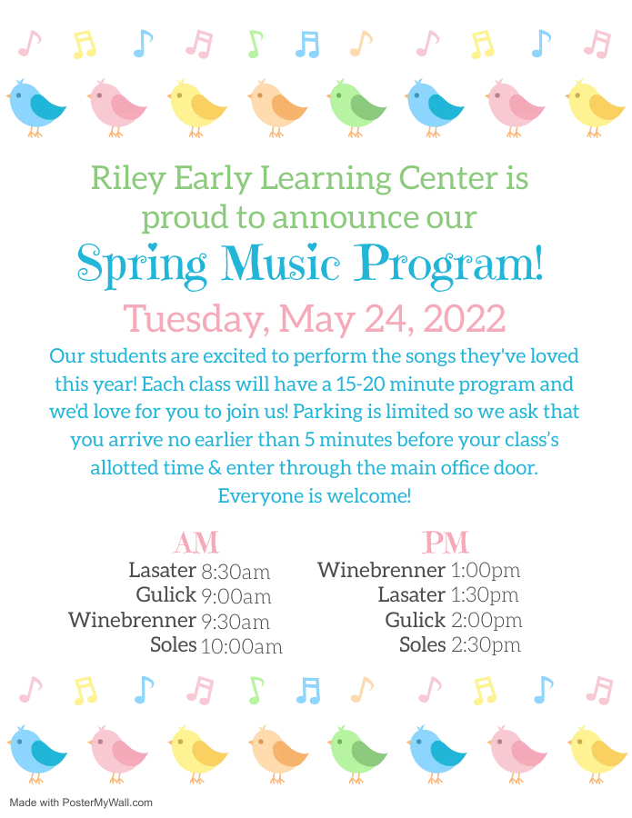 spring program info