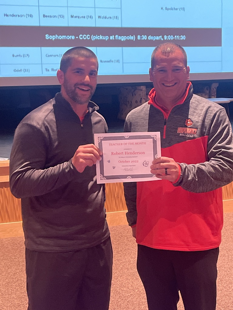 Teacher of the Month!