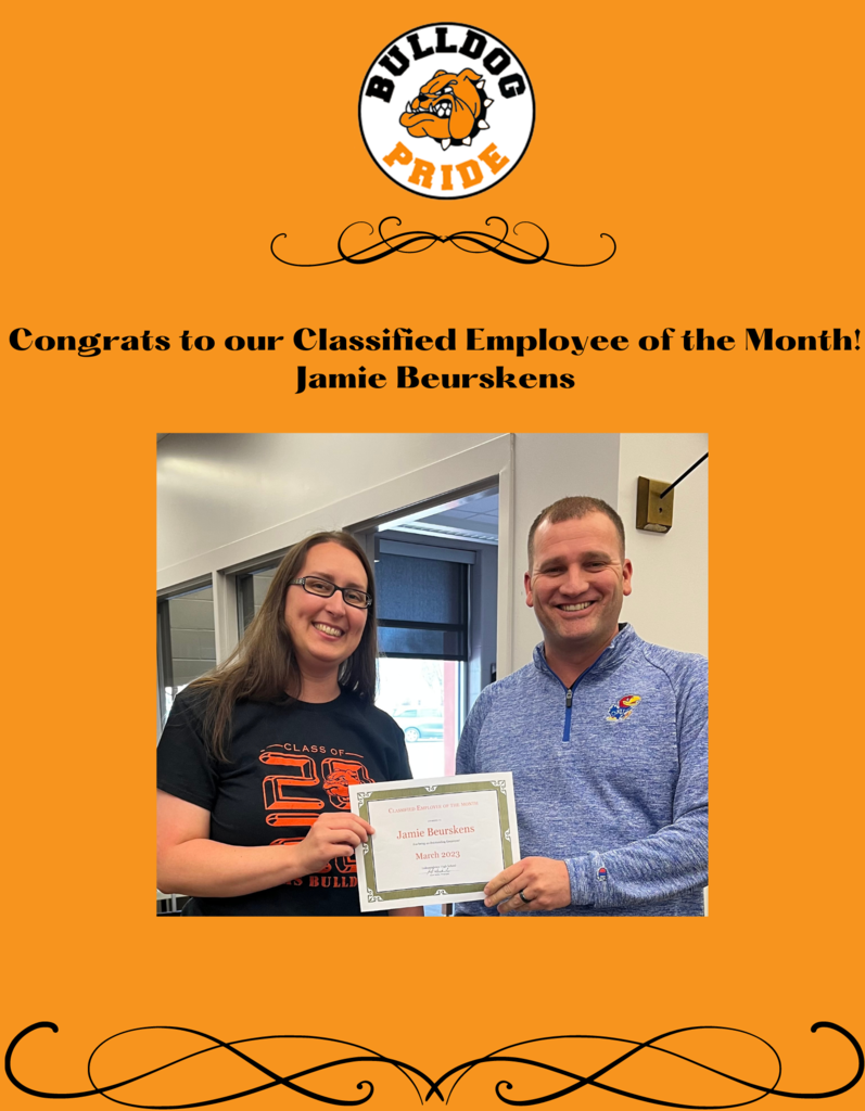 Classified Employee of the Month! 