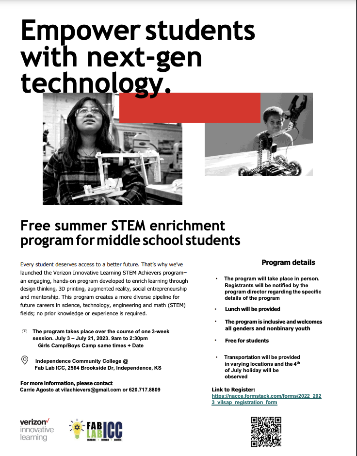 STEM Camp for Middle School Students